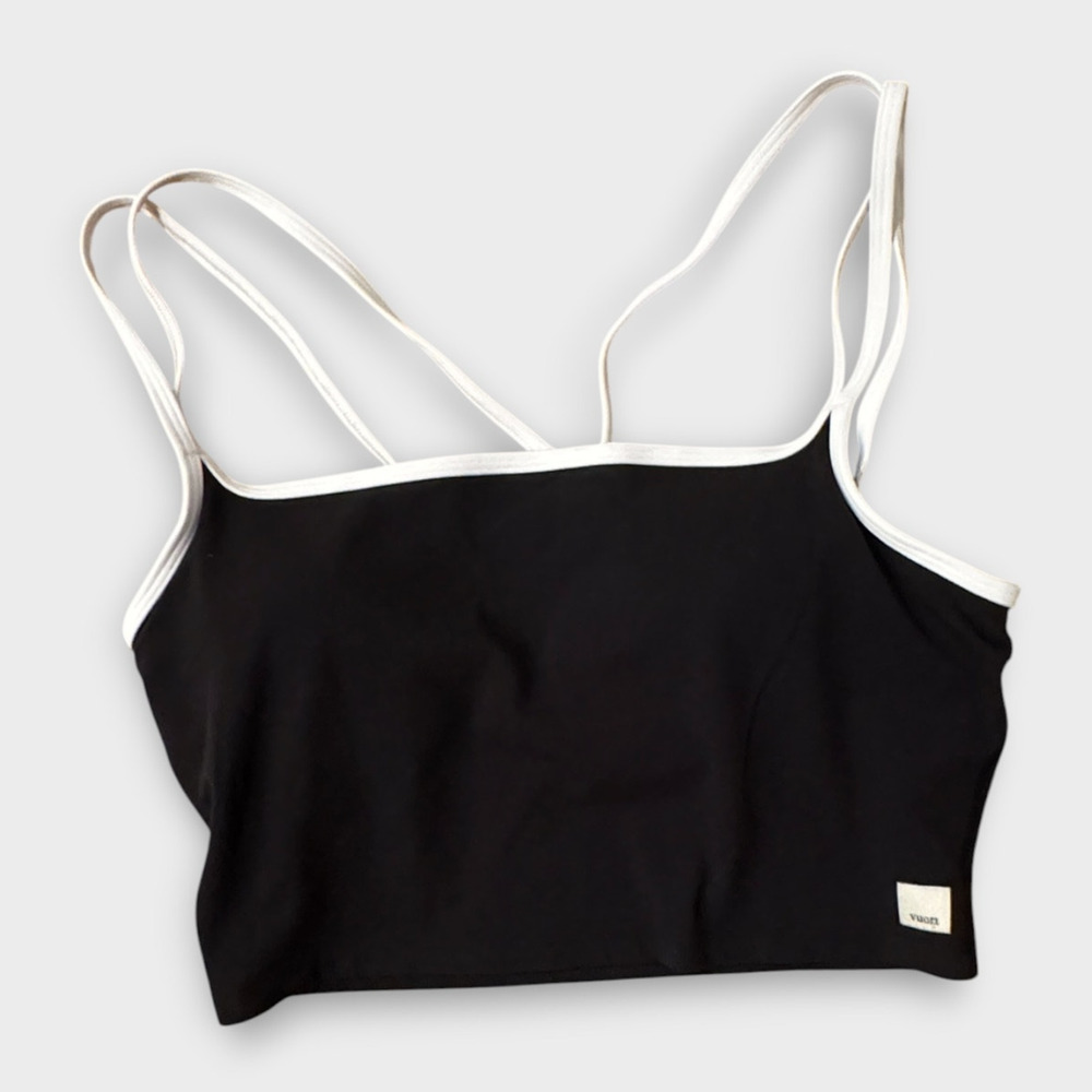 NEW Vuori Daily Layered Crop Tank Top Size Large